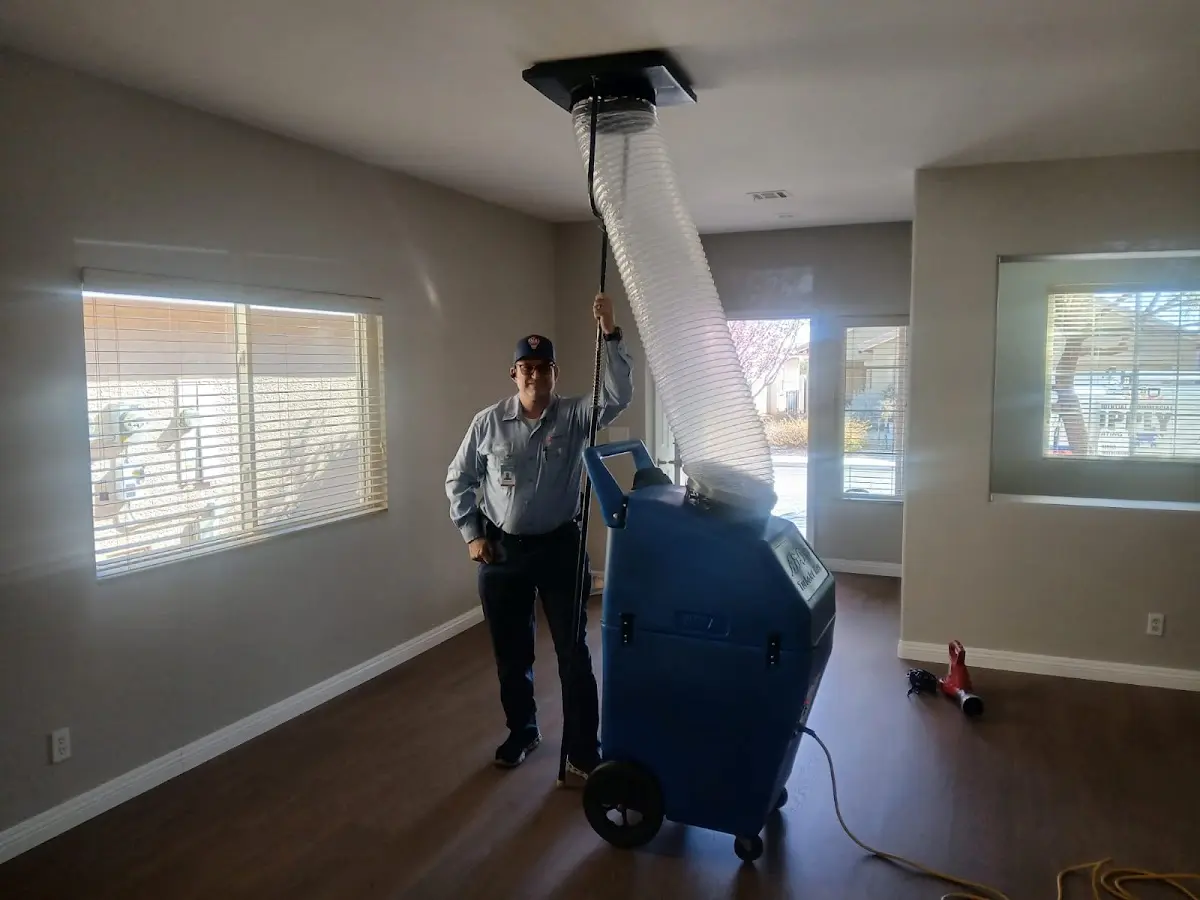 Professional Dryer Vent Cleaning work inside a Sausalito home